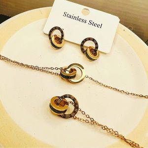 set of stainless steel jewelry